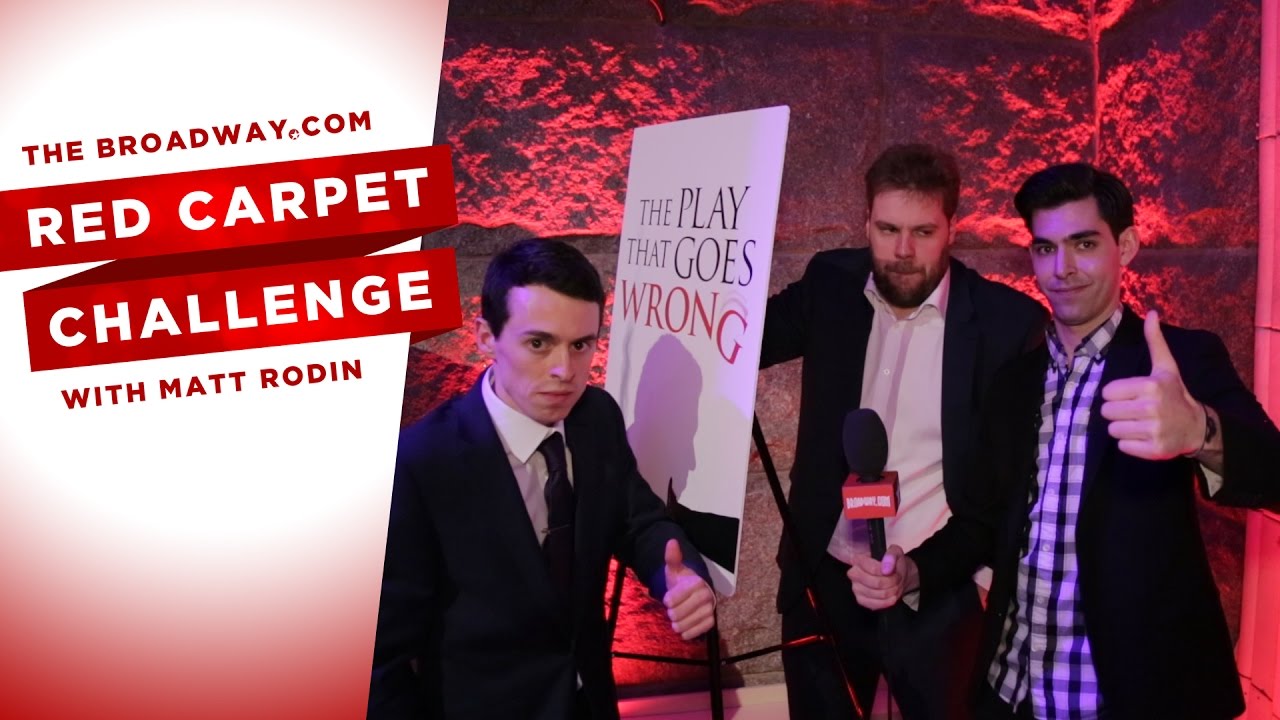 RED CARPET CHALLENGE: THE PLAY THAT GOES WRONG with JJ Abrams, Brian D'Arcy James and more!