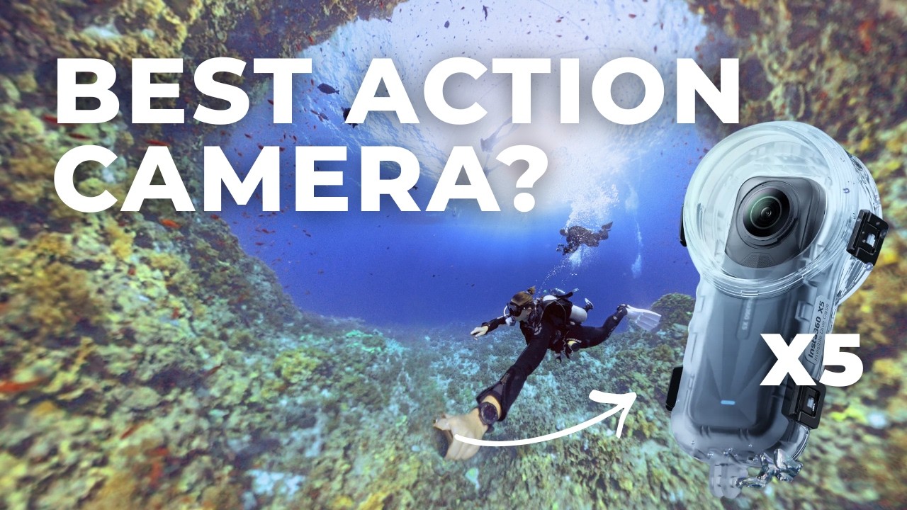 Обзор Insta360 X5: подводные испытания дайверами.