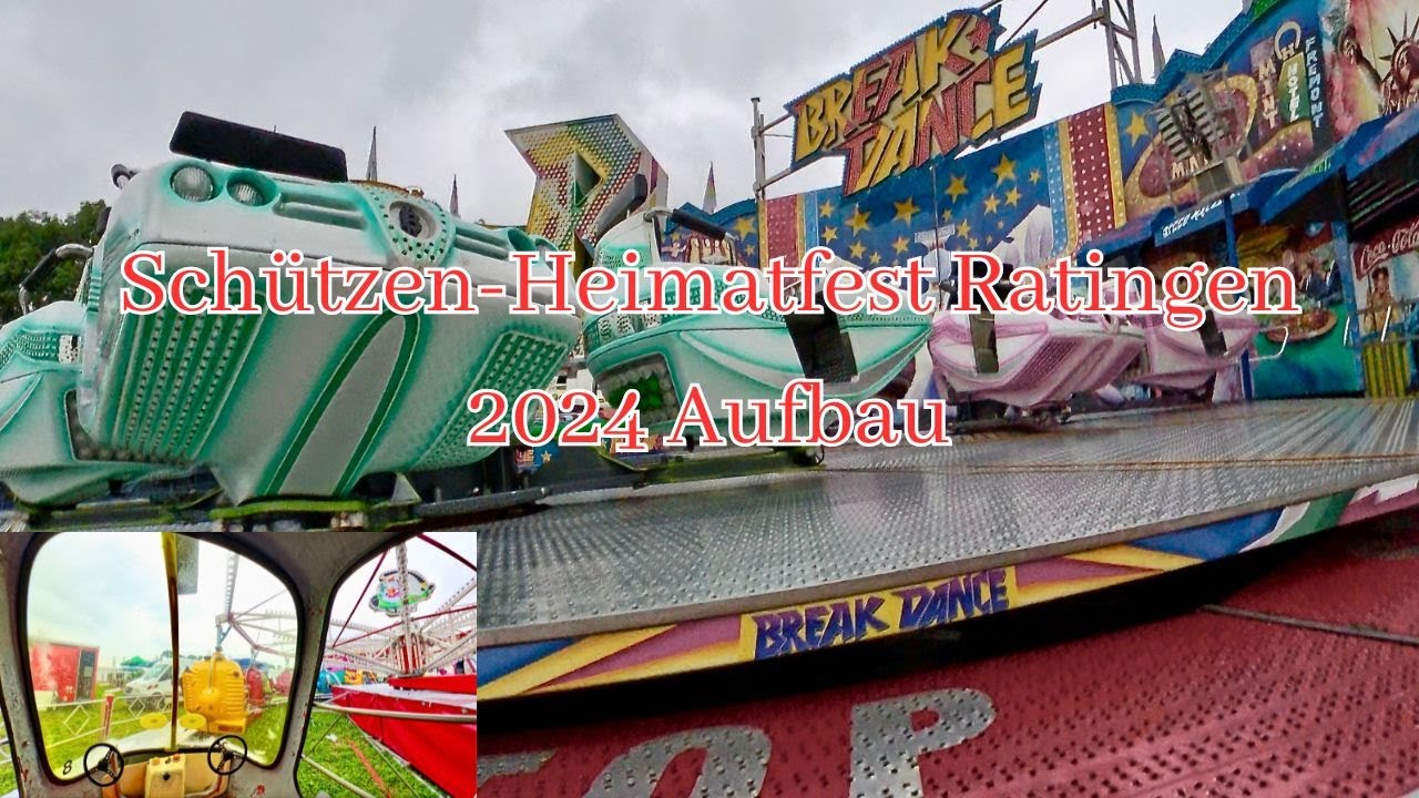 Schützen-Heimatfest Ratingen 2024 Aufbau