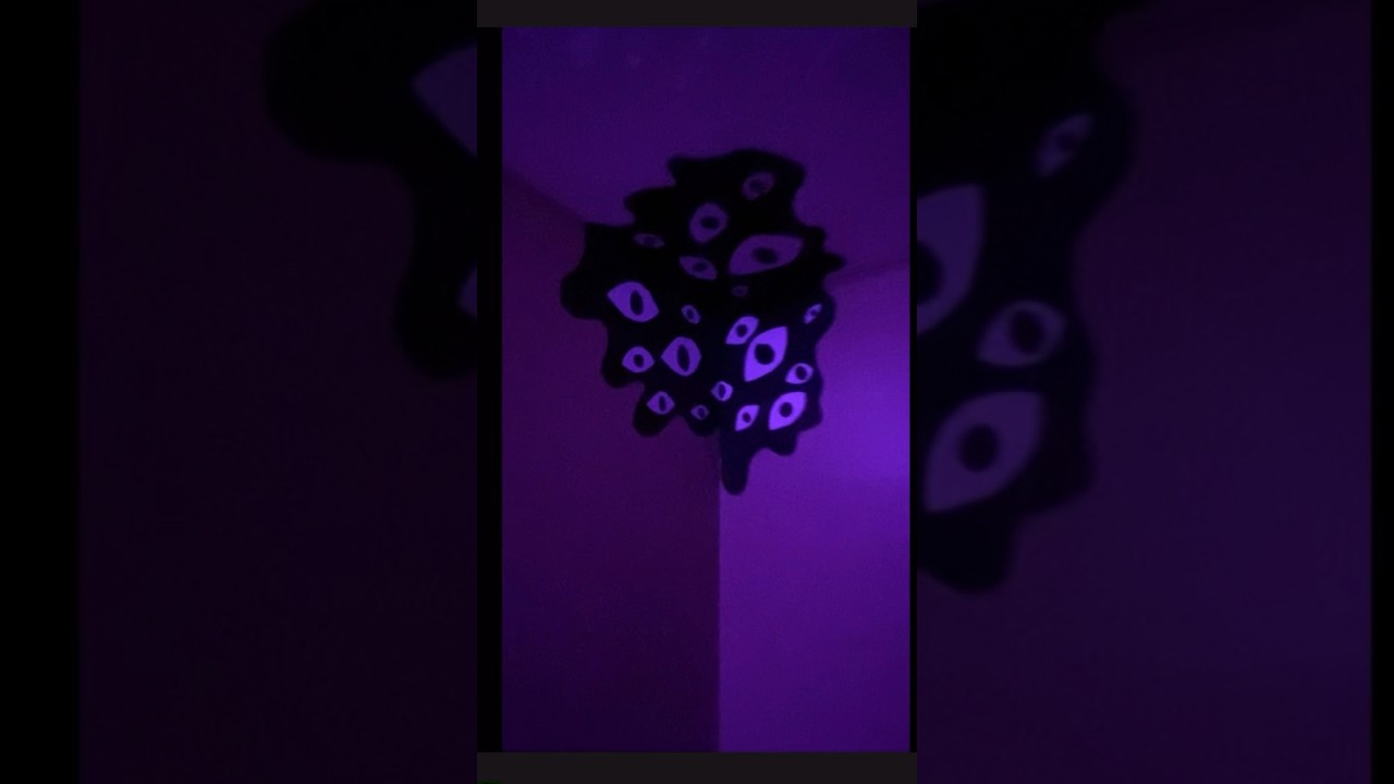 Painting an eye void in my room 👁️🌀     