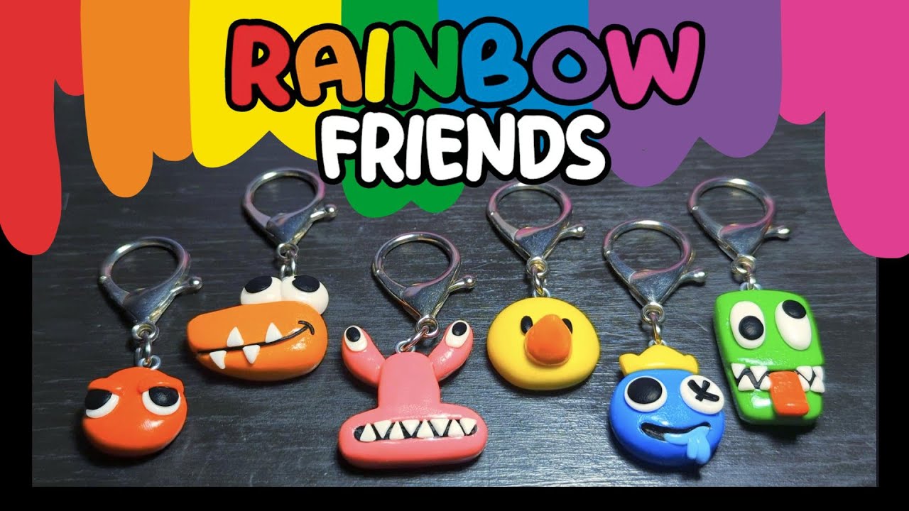 RAINBOW FRIENDS! Polymer Clay Tutorial - Manualidades Kawaii