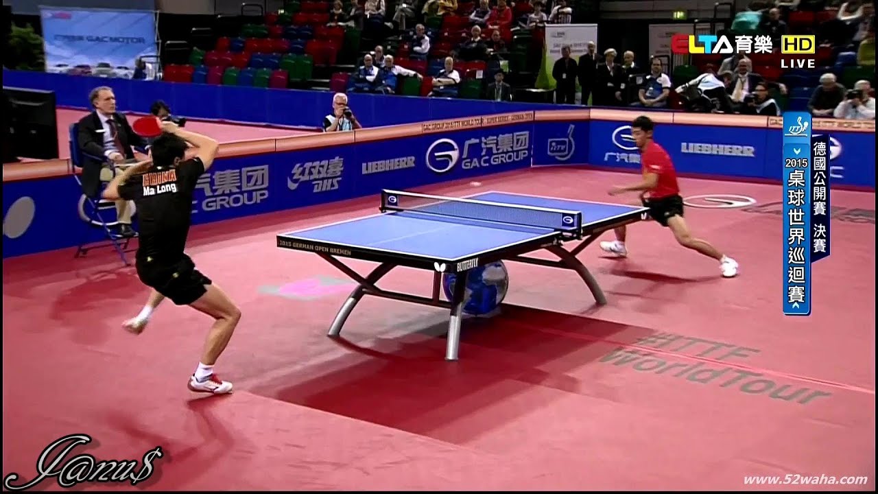 2015 German Open Ms-Final: MA Long - ZHANG Jike [HD 1080p] [Full Match|Short Form]