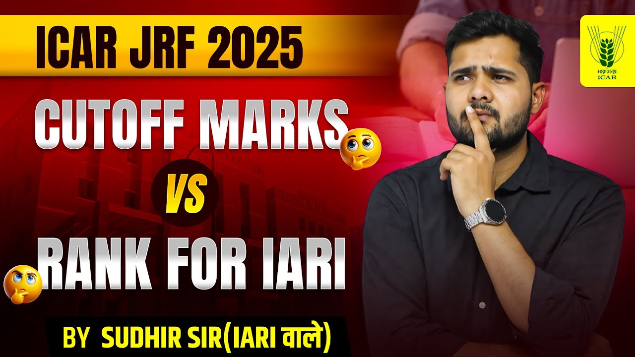 ICAR JRF/SRF last 4 year Cutoff analysis| Seat Allotment and Fellowship