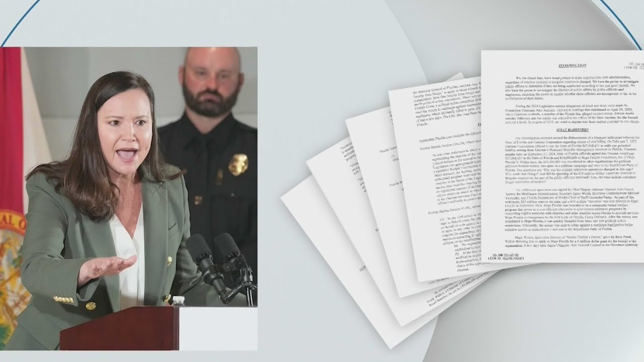 Grand jury report sharply criticizes Ashley Moody over $10 million Hope Florida deal