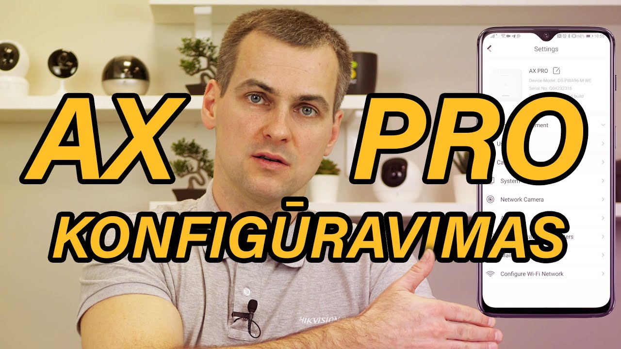 AX PRO sistemos konfigūravimo ypatumai / Sistemos konfigūravimas / meniu nustatymai / BK Grupė EP78