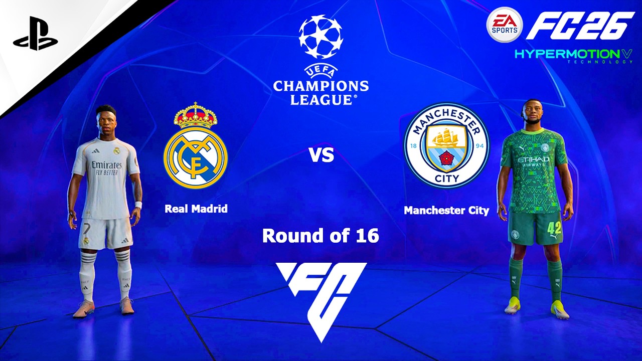 FC 26 PS4 - Real Madrid vs Manchester City | UEFA Champions League 25/26