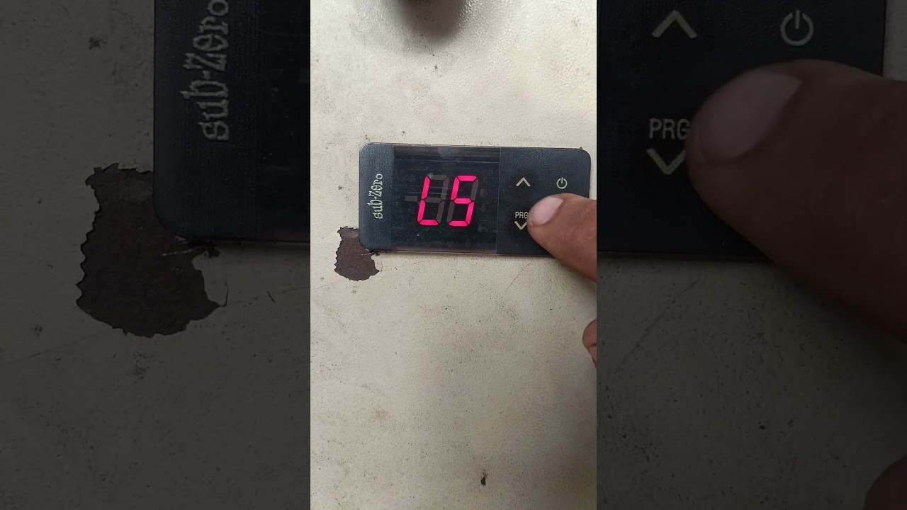 SubZero temperature controller setting delay time set kese kare# viral