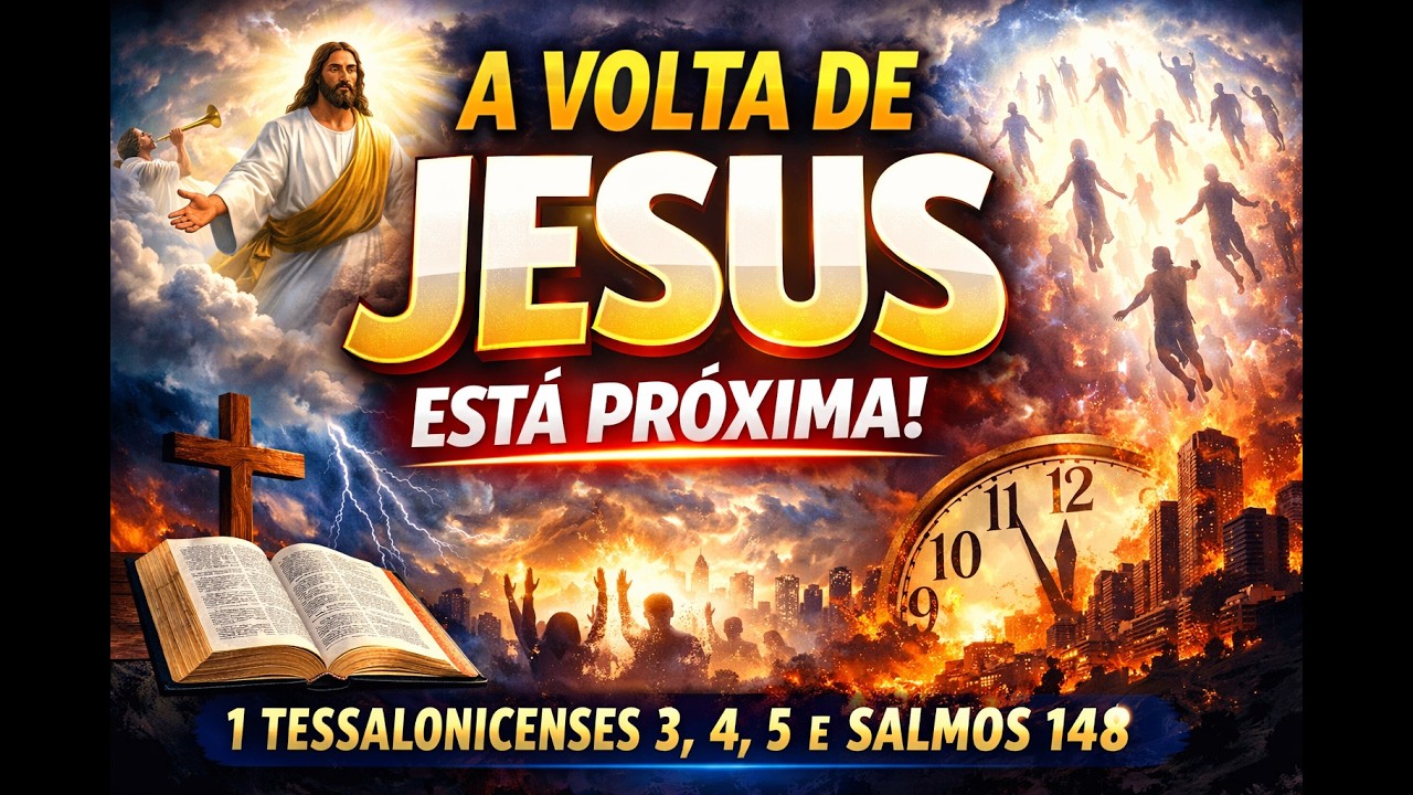 Leitura de 1 tessalonicenses, Capítulos 3, 4, 5 e Salmos de Número 148.
