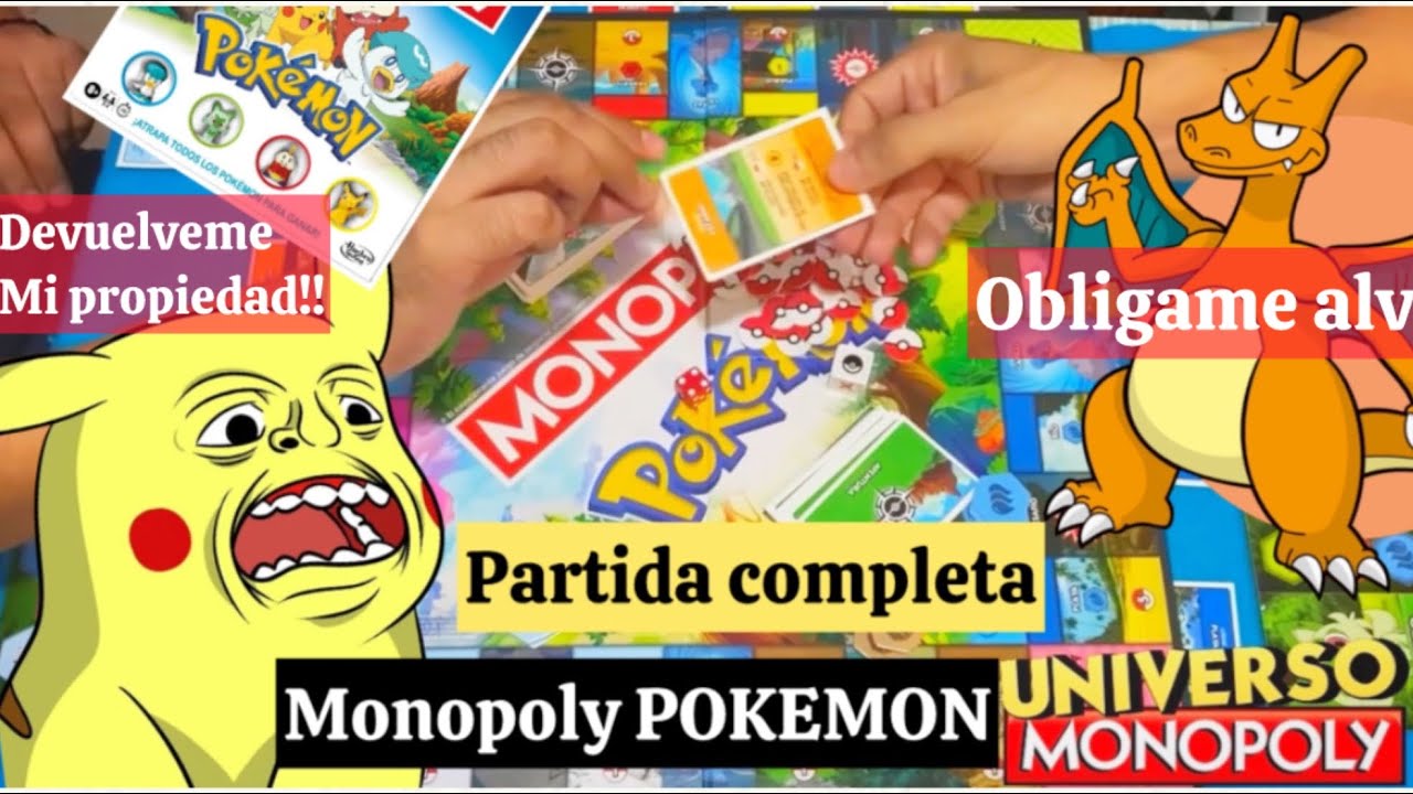 MONOPOLY POKÉMON SE SALIÓ DE CONTROL🎲😱- Partida Completa🎲