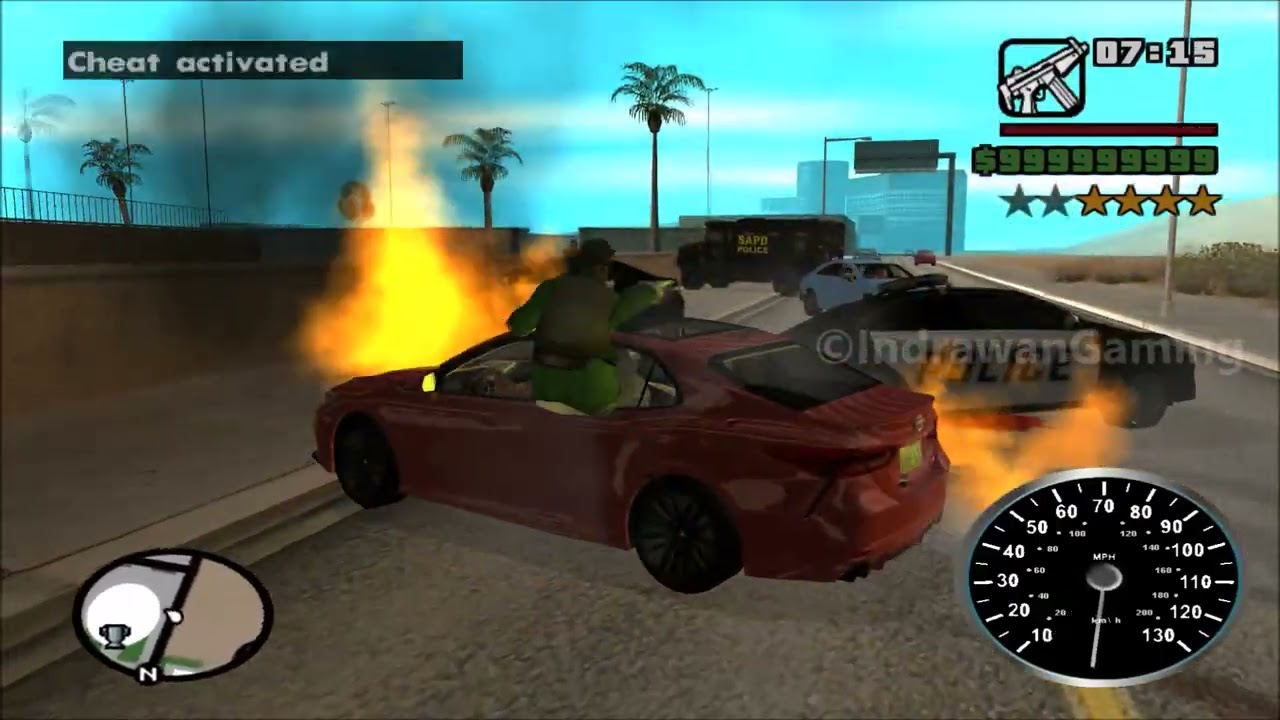 GTA San Andreas - Drive by Shooting with Big Smoke in Las Venturas