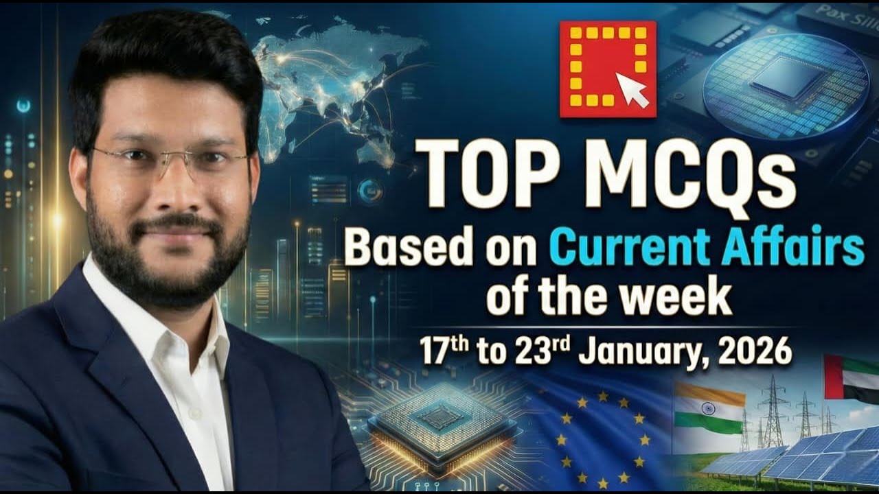 Current Affairs | Top MCQs | 17th to 23rd January 2026 | LaqshyaOn | APPSC | TGPSC | Veera Mahesh