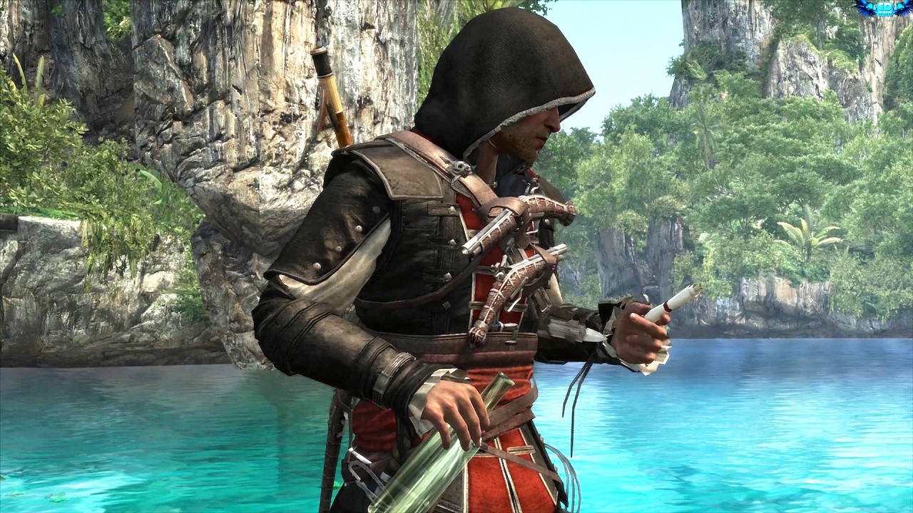 Assassin's Creed 4 Black Flag Stealth & High Action Gameplay Movie Montage Pirate Captain Outfit