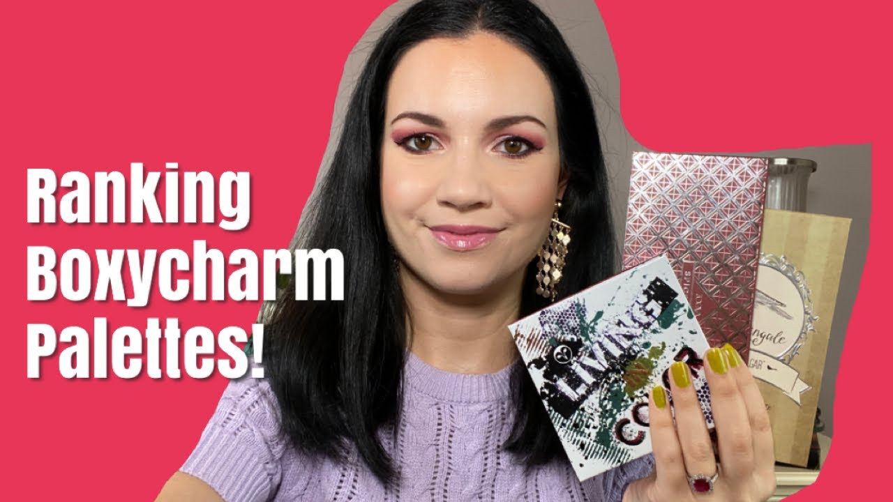 RANKING EYESHADOW PALETTES FROM BOXYCHARM!