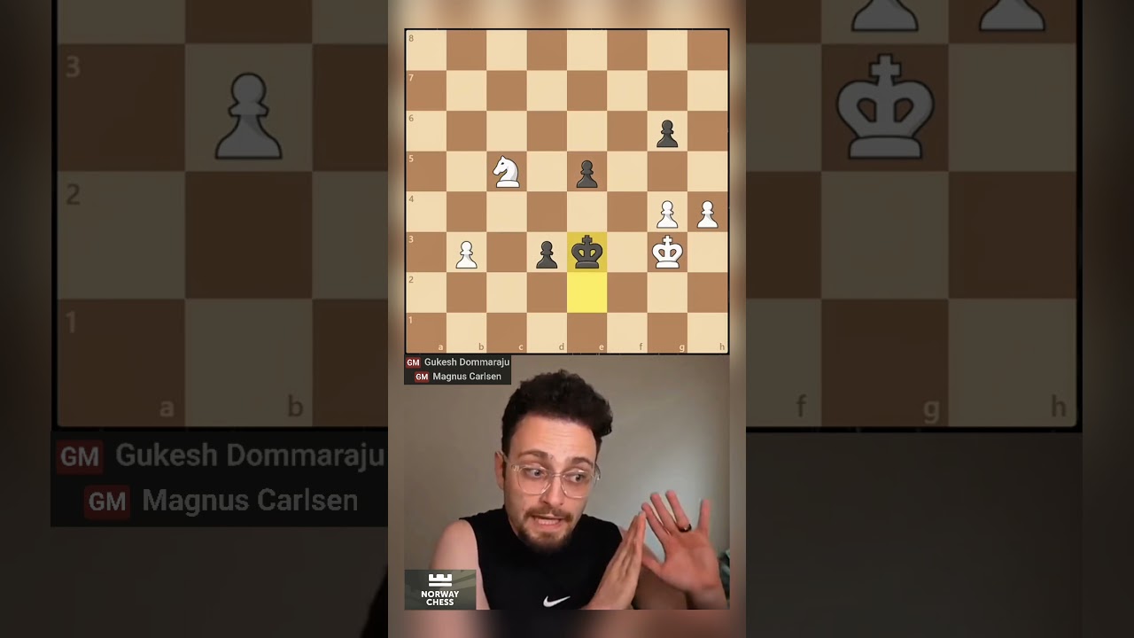 Магнус Карлсен разгромил Гукеша. #шахматы #gothamchess