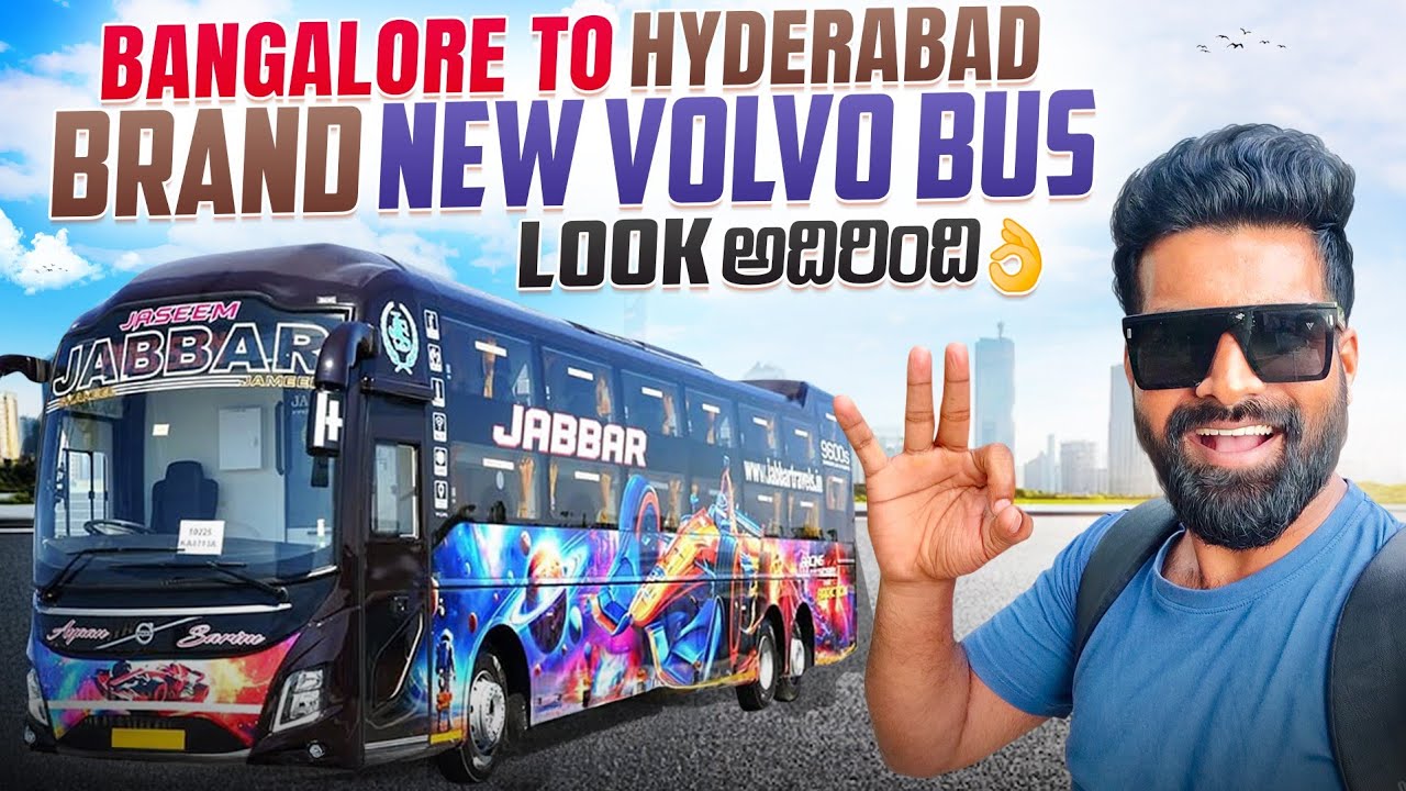 Bangalore to Hyderabad | Volvo 9600s Bus Journey |