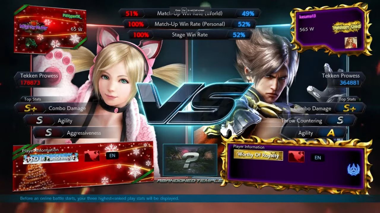BOWU PitVyper (Lucky Chloe) против Kasuma13 (Katarina/Lars) - #T7OnlineChallenge: Запад США - Ква...