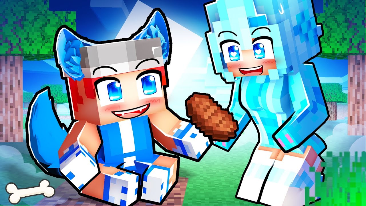 Adopting DIREWOLF Gara in Minecraft!