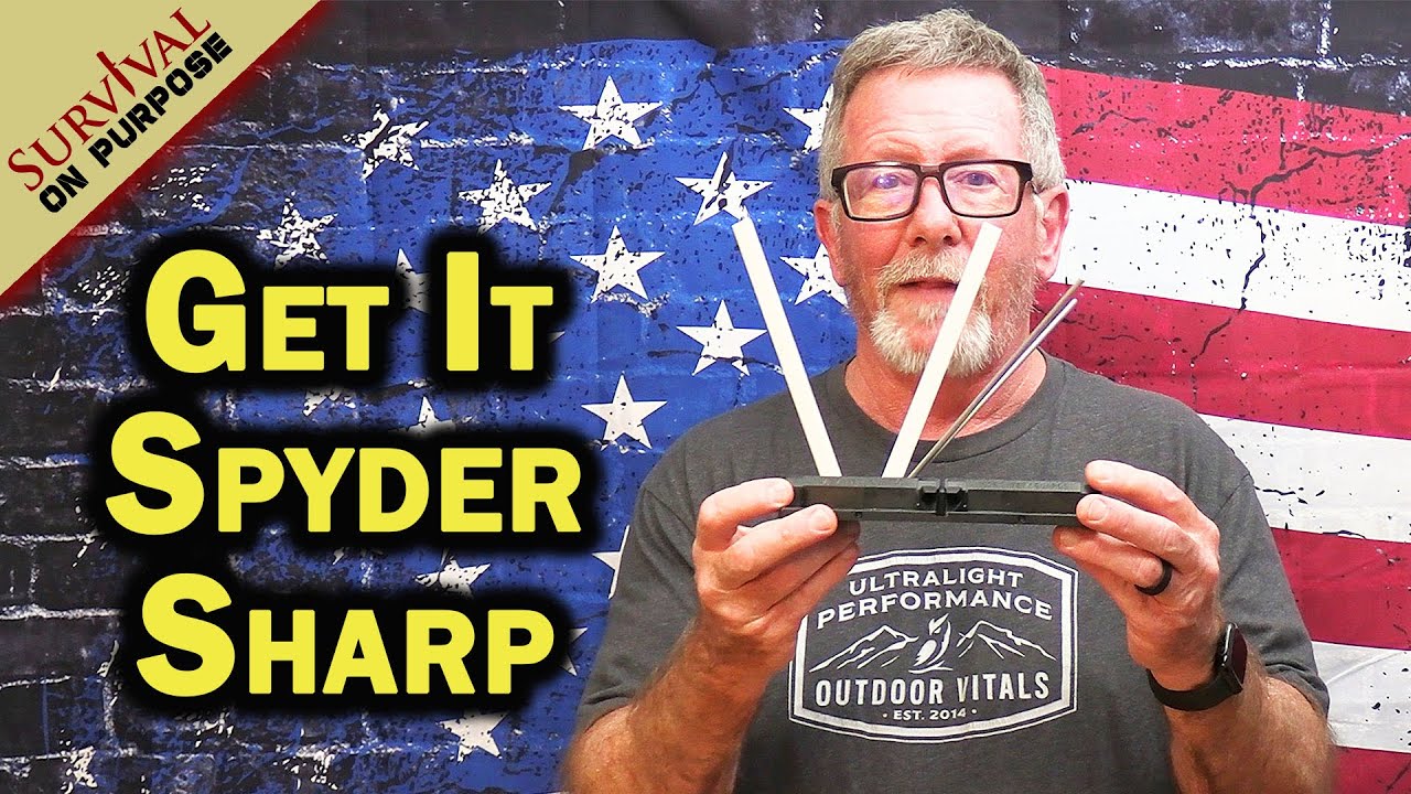 How To Make A Knife Razor Sharp With The Spyderco Tri-Angle Sharpmaker
