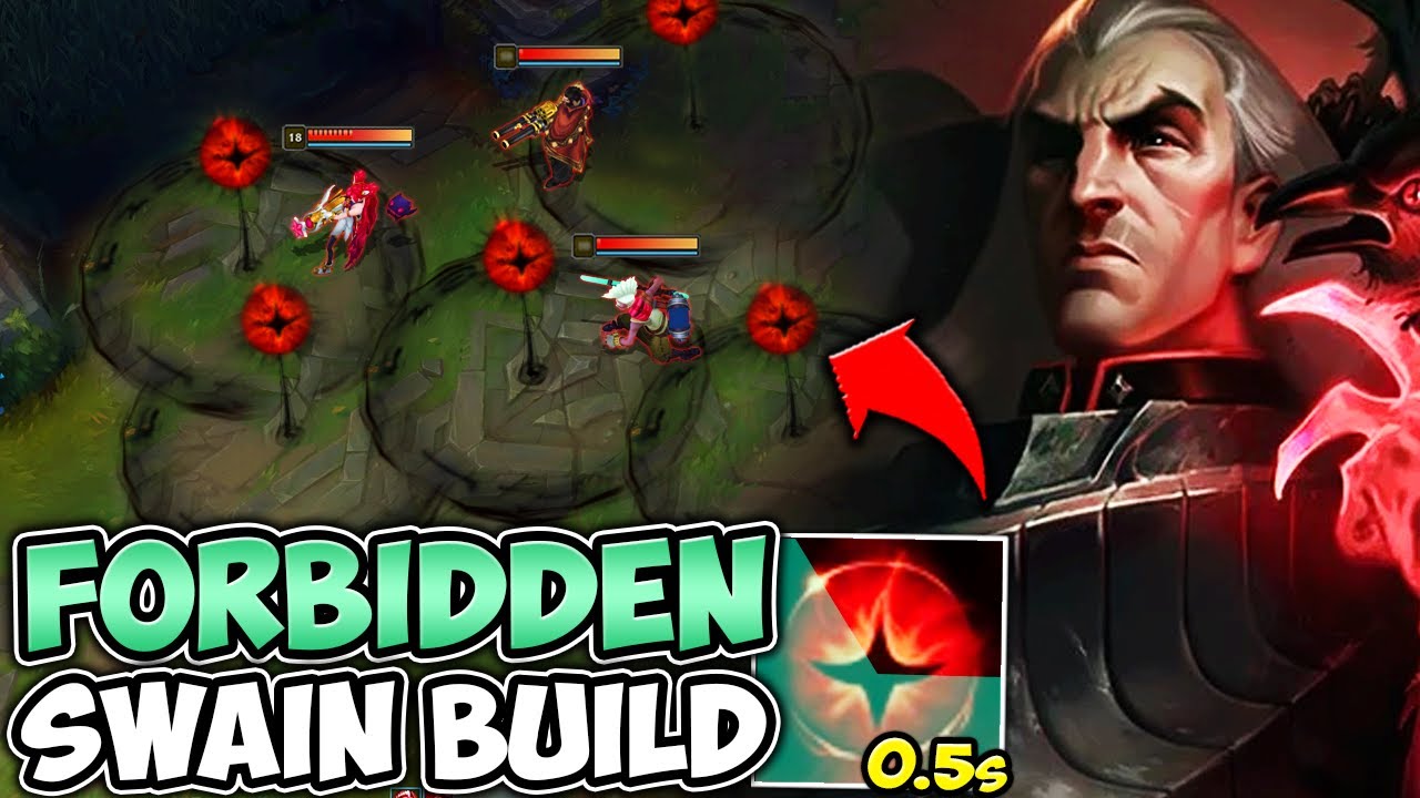 This FORBIDDEN Swain Strategy Tilts the Enemy Team (ADC Rage Quits)