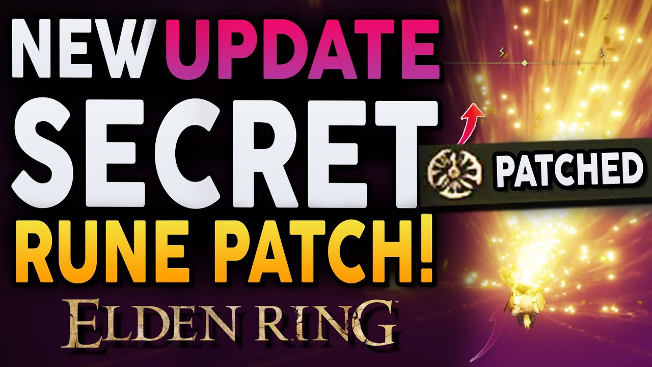 Elden Ring - RUNE FARM PATCHED After Patch Update 1.04?! Not Sure How I Feel About This!?