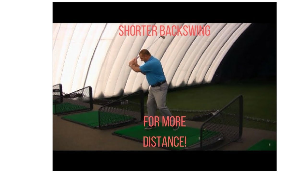 Shorten your swing for more distance!