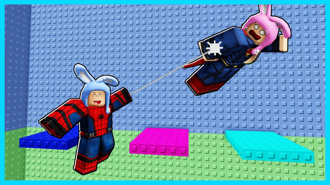 MIPAN & ZUZUZU Lewatin Rintangan Tower Obby Tapi Jadi Super Hero Super Kuat! ROBLOX
