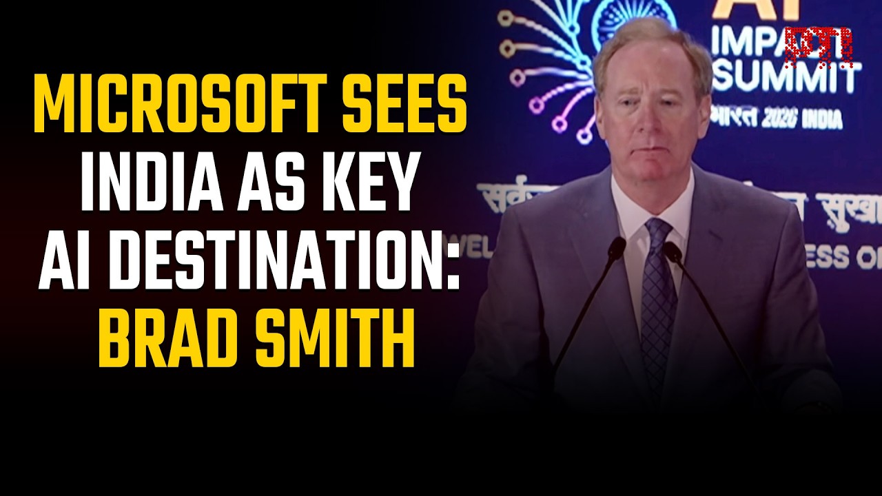 India among Microsoft's largest AI investment destinations: Brad Smith
