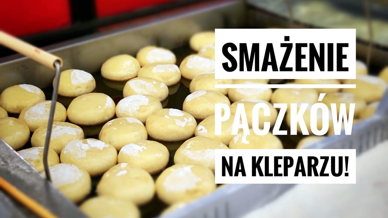 Smażenie pączków na Kleparzu