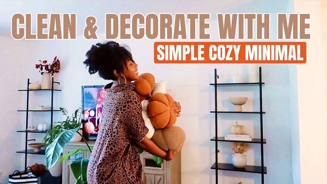 2023 FALL CLEAN AND DECORATE WITH ME | LIVING ROOM FALL DECOR