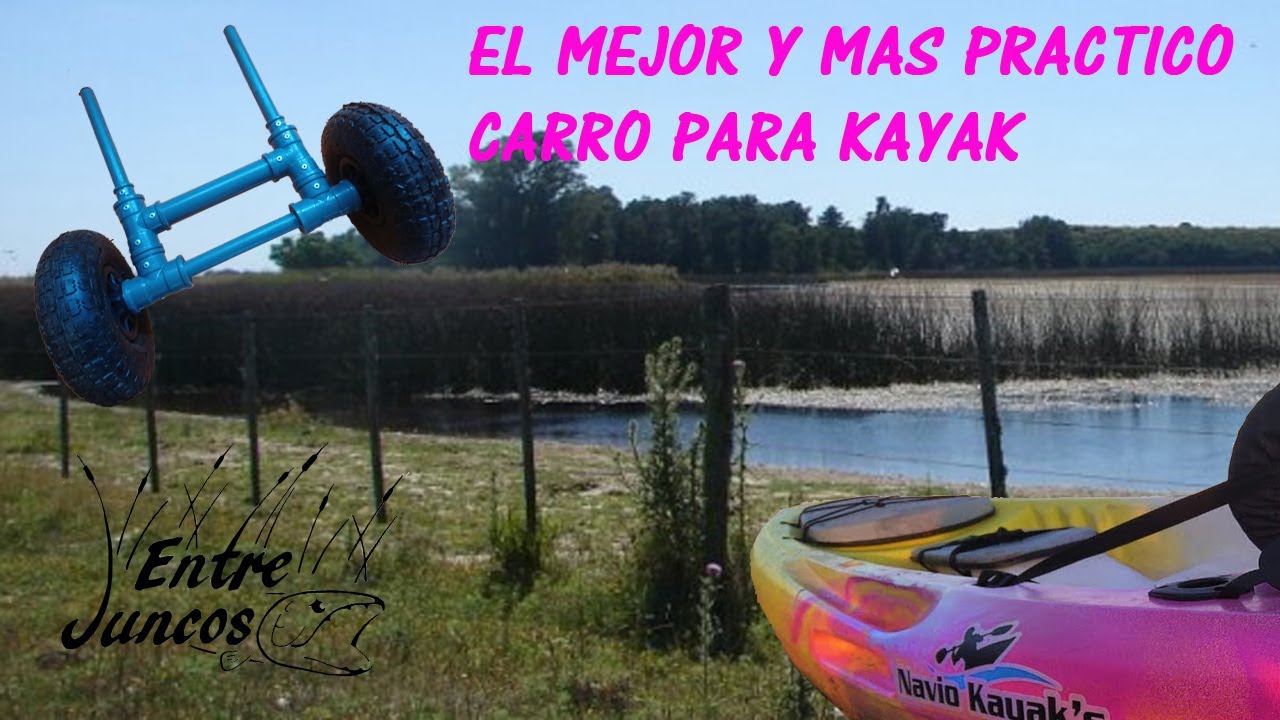 CARRO PARA KAYAK PVC, EL MEJOR Y MAS PRACTICO ARTESANAL, HACELO VOS TAMBIEN