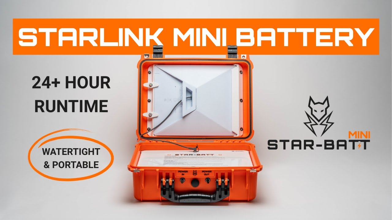 Обзор продукта Star-Batt Mini: зарядите свой Starlink Mini до 24 часов