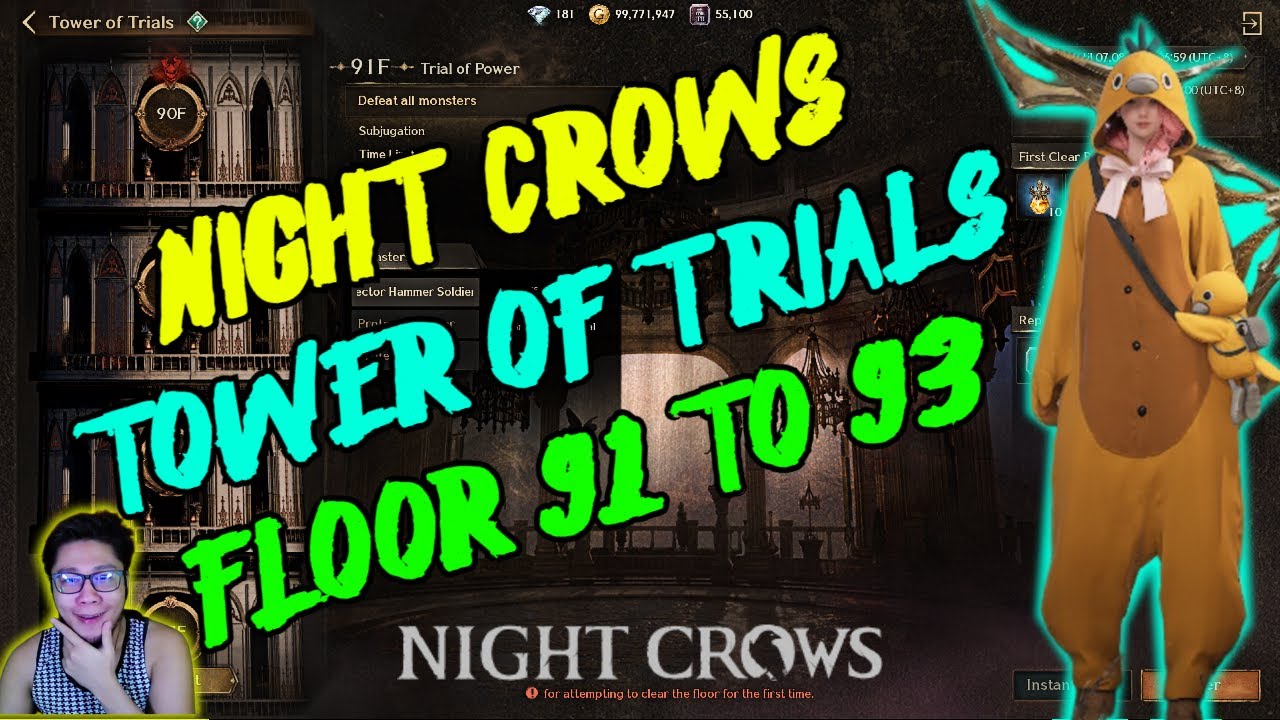 NIGHT CROWS: TOWER OF TRIALS [91 TO 93] PHANTOM SNIPER [POV]
