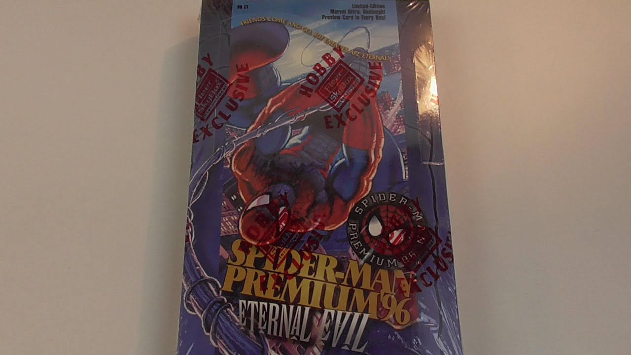 1996 Spider-Man Premium: Eternal Evil Trading Cards Hobby Box Break