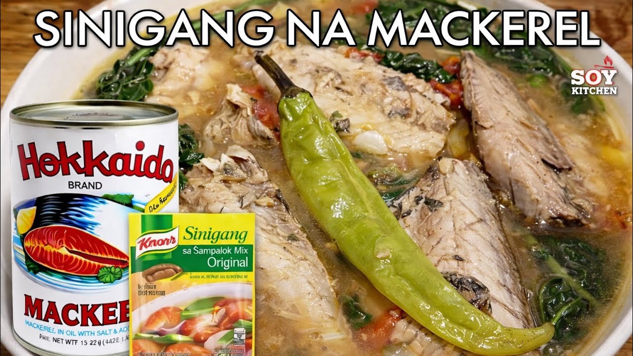 Ganito gawin mo sa iyong Delatang Mackerel | SINIGANG NA DELATANG MACKEREL