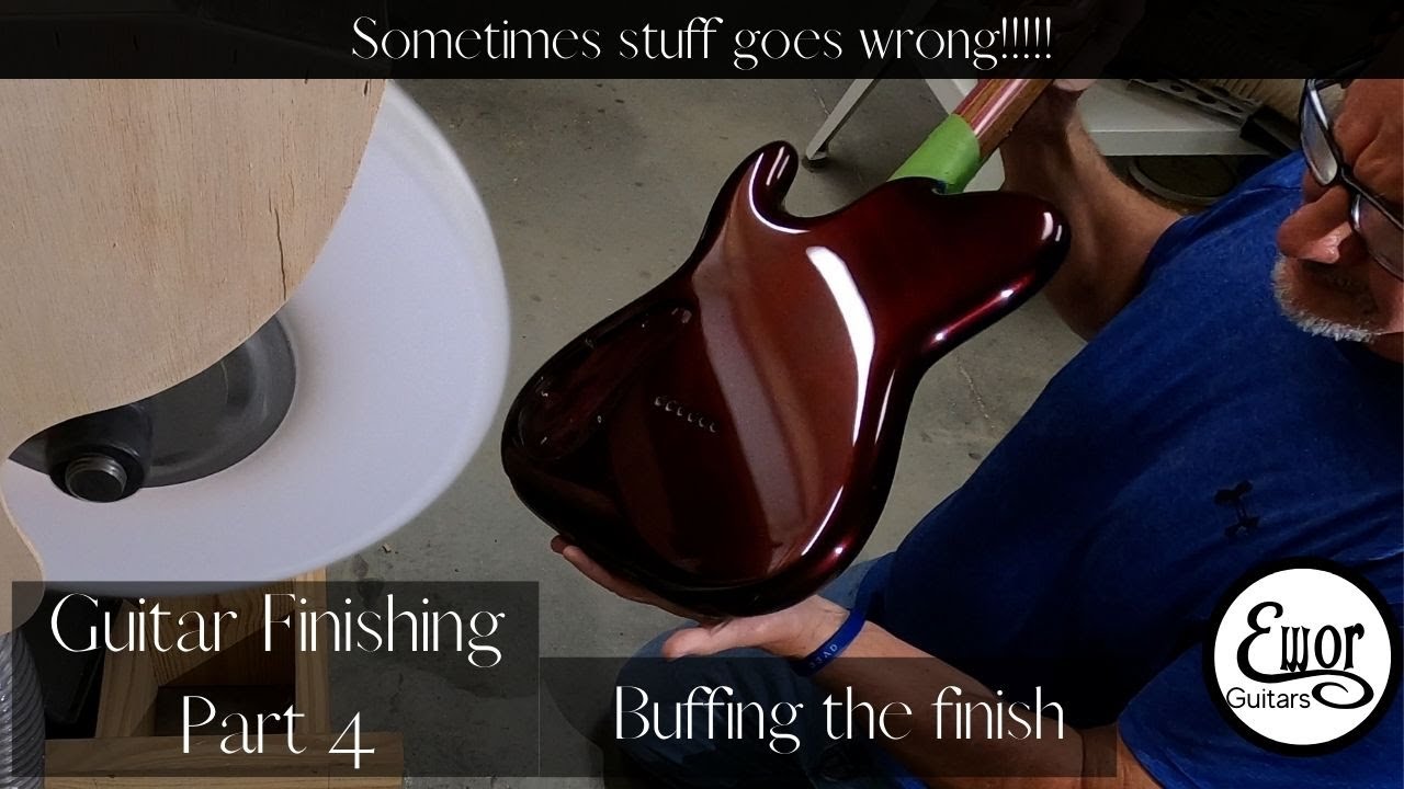How to paint a guitar part #4 Learn from my Mistakes