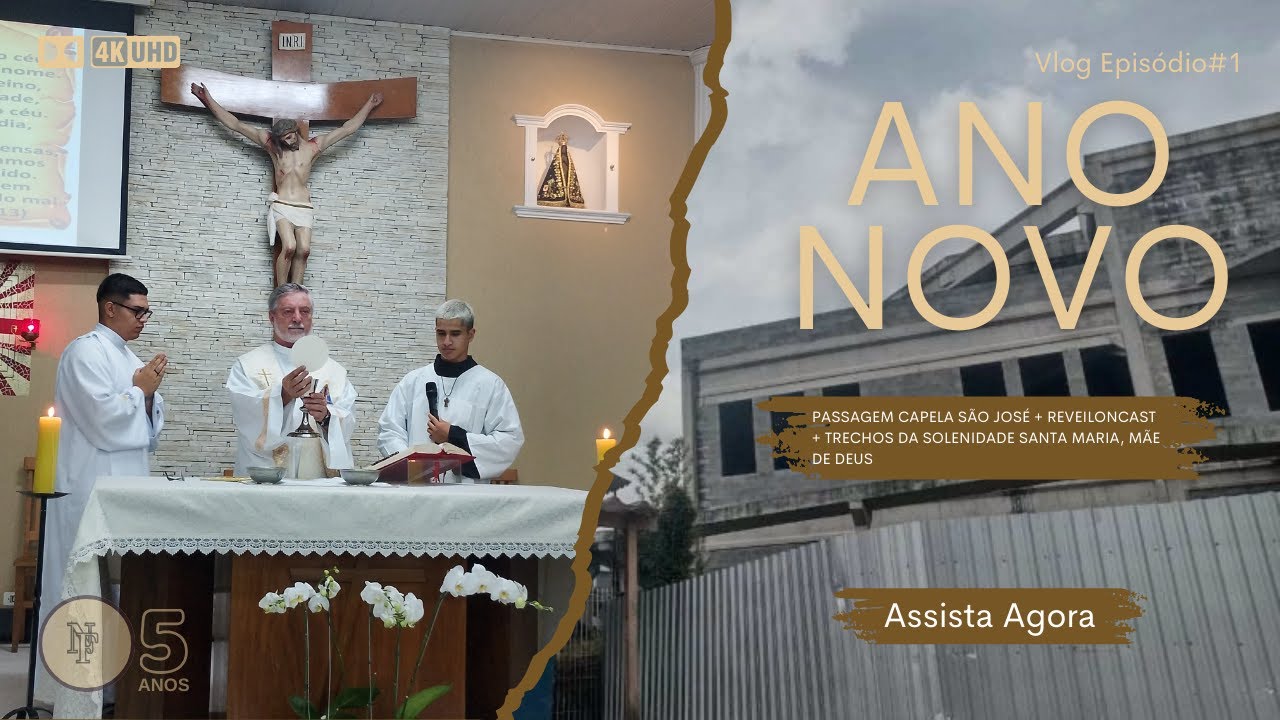 Ano Novo 2026 | Passagem Capela São José + REVEILONCAST + Trechos Solenidade Mãe de Deus | Vlog-Ep.1