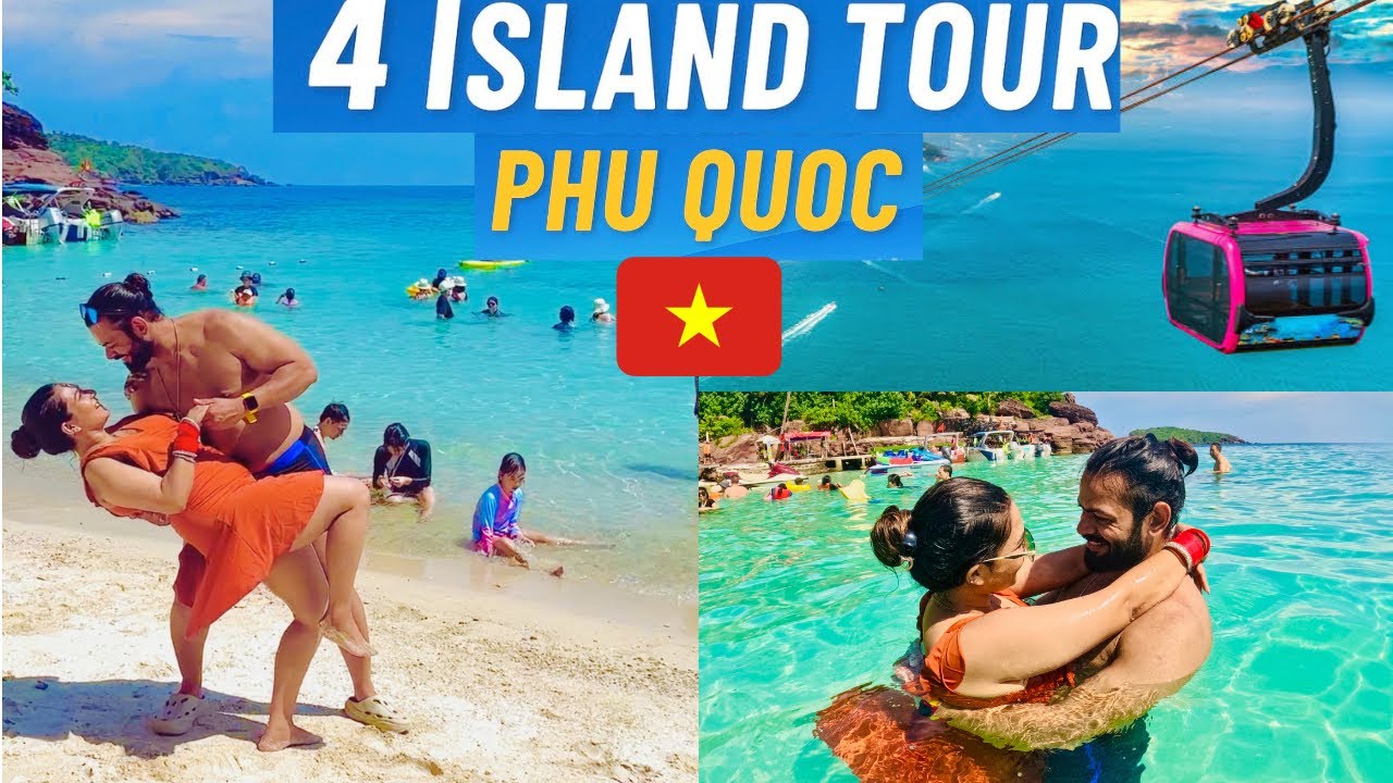 Day- 4 | 4 island tour at Vietnam’s most popular island PHUQUOC 2025 | world’s longest cable car 