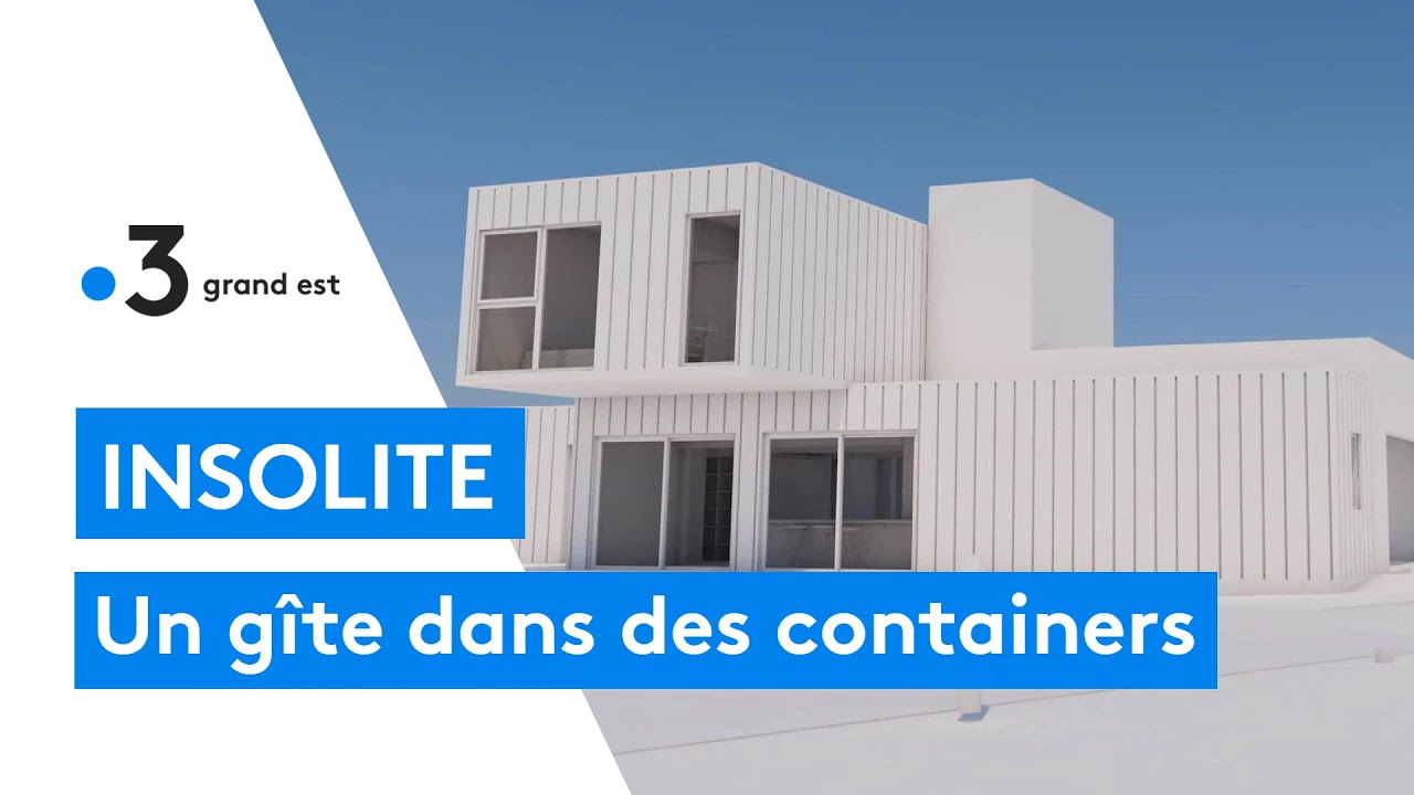 Insolite : un gîte fabriqué en containers réformés
