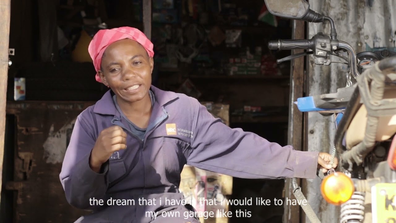 A DOCUMENTARY OF A WOMAN WHO WORKS AS A MECHANIC IN KAKUMA REFUGEE CAMP