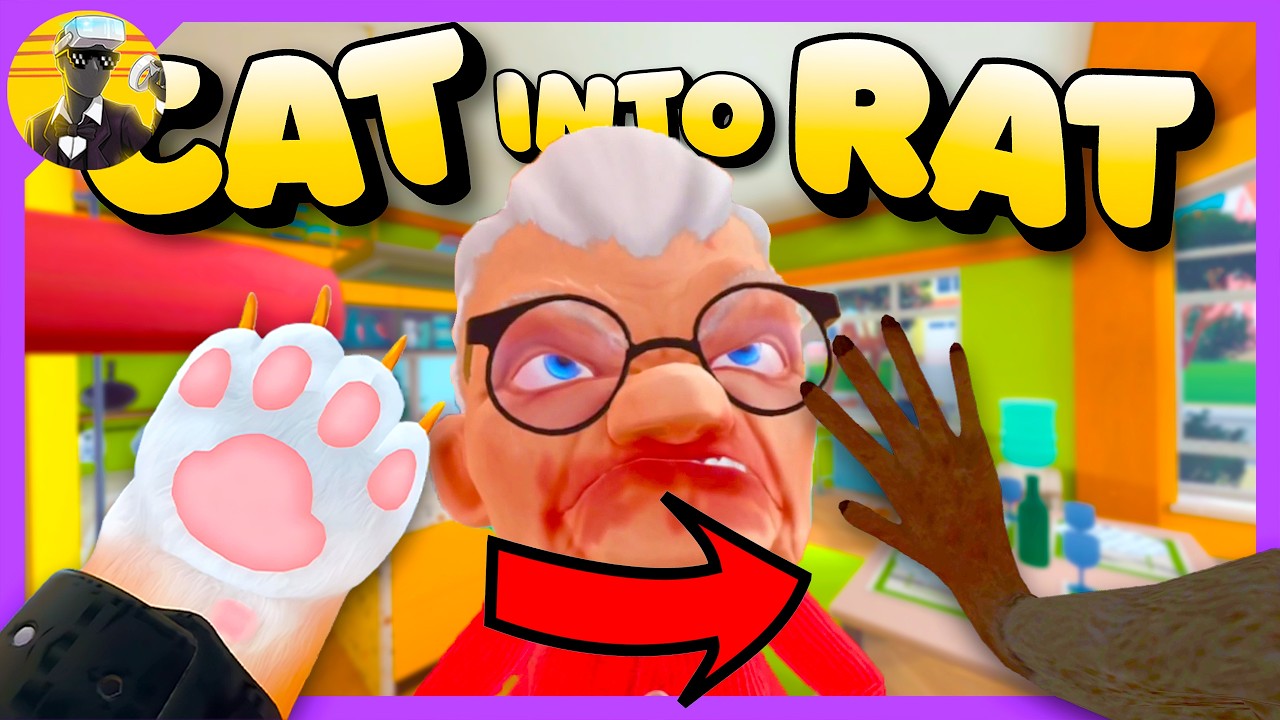Я стал КРЫСОЙ, чтобы сбежать от БАБУШКИ в I am Cat VR!