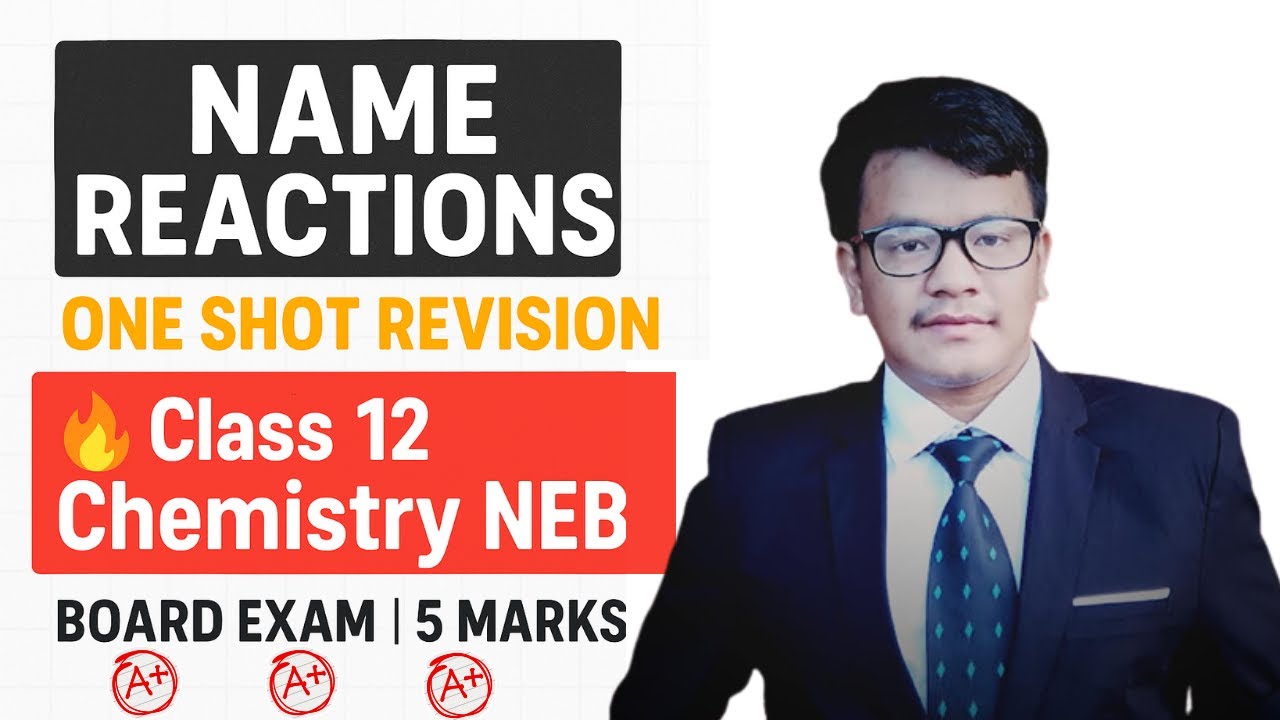 Name Reactions One Shot🔥 | Class 12 Chemistry NEB | Board Exam 5 Marks Target