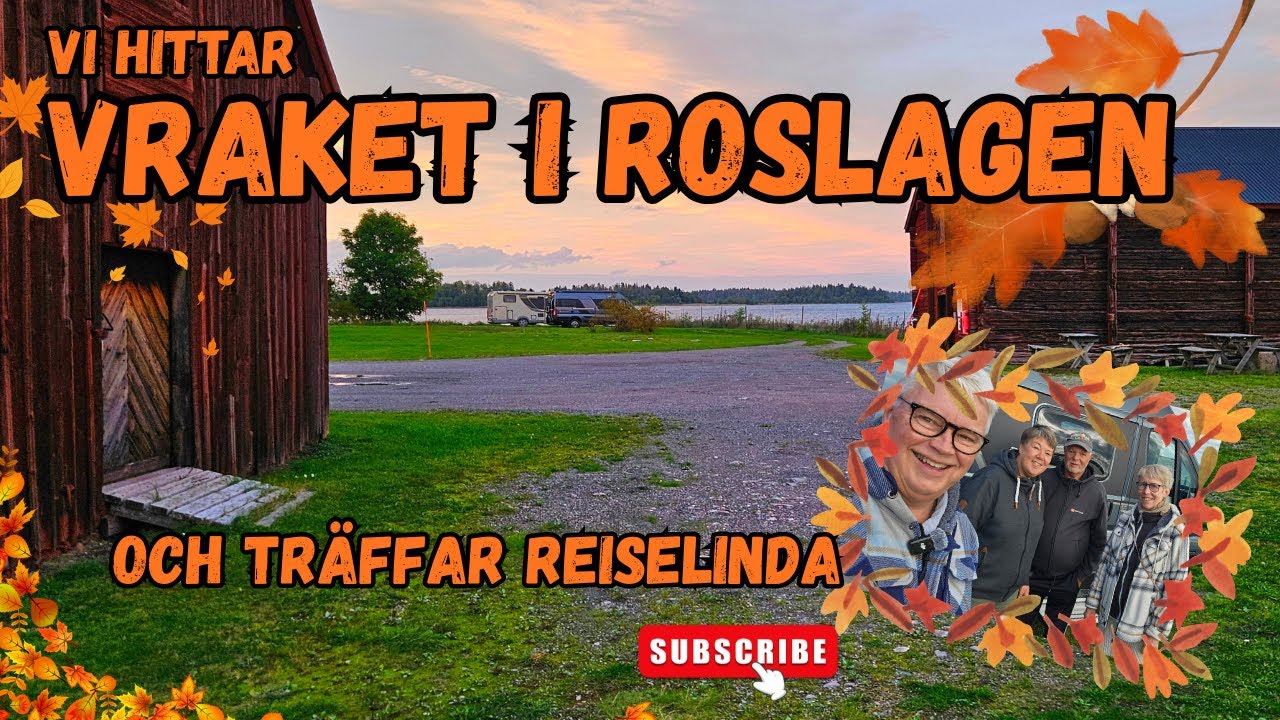 ROSLAGEN! Vi besöker Kallerö och Pär & Linda (@Reiselinda )och hittar Roslagens vrak!