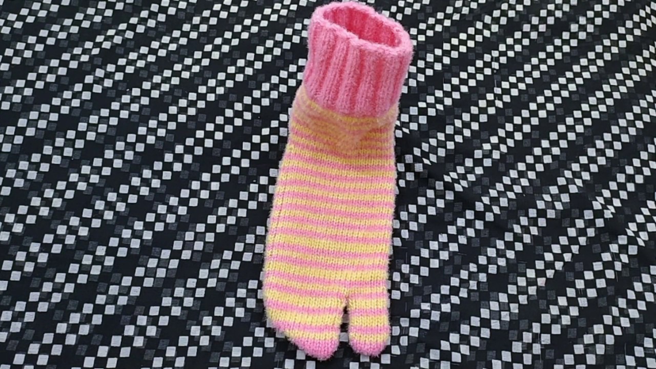 अंगुठे वालीFull Size Long Jurab Step by step in easy way#246*#2019knitting lessons.