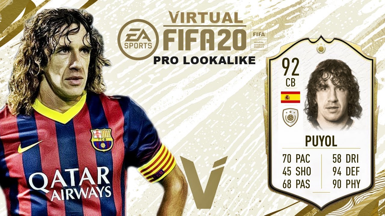 FIFA 20 | Puyol | VIRTUAL PRO LOOKALIKE
