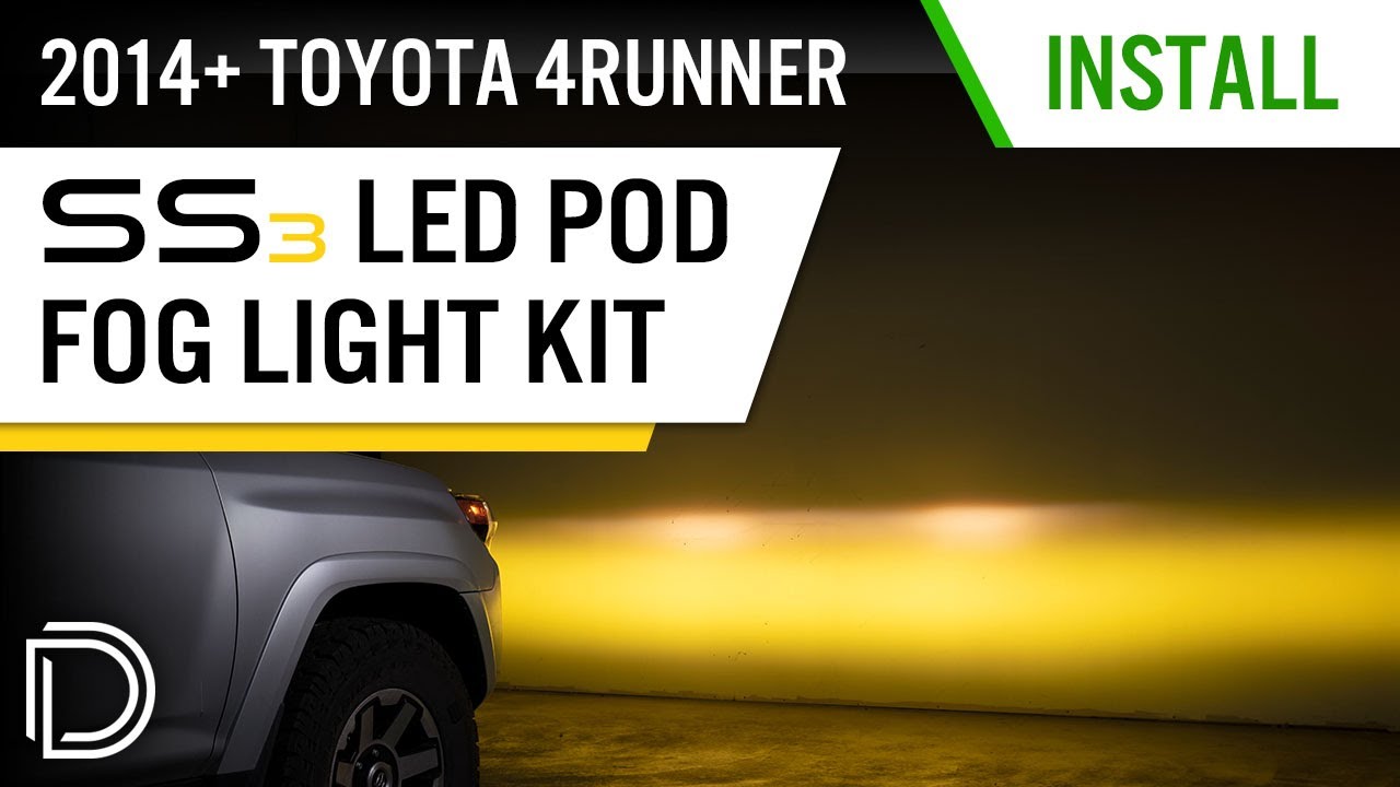 How to Install 2014-2024 4Runner SS3 Fog Light Kit  | Diode Dynamics