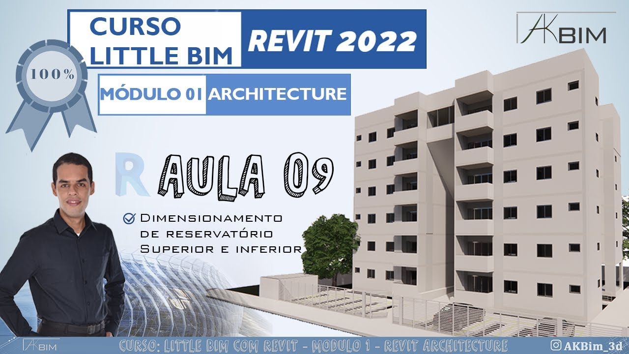 AULA 09/17 - LITLLE BIM COM REVIT (DIMENSIONAMENTO DE RESERVATÓRIO DE ÁGUA)