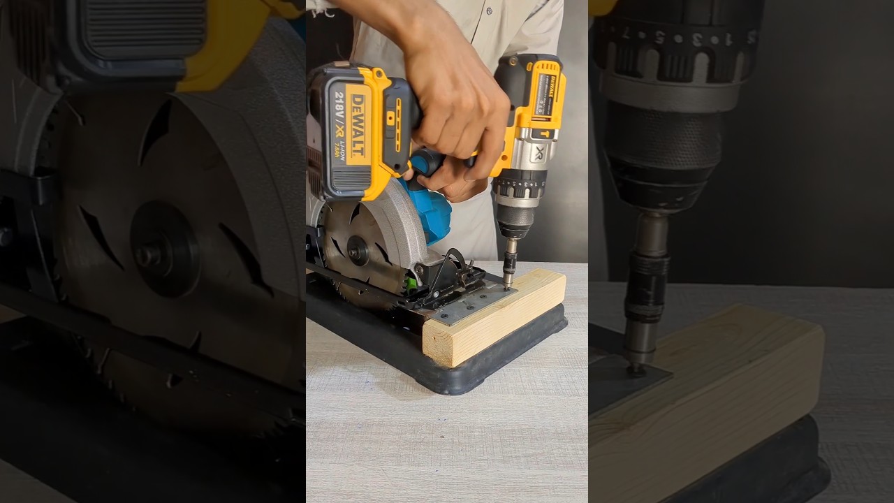 Idea of making degree cutter from circular saw