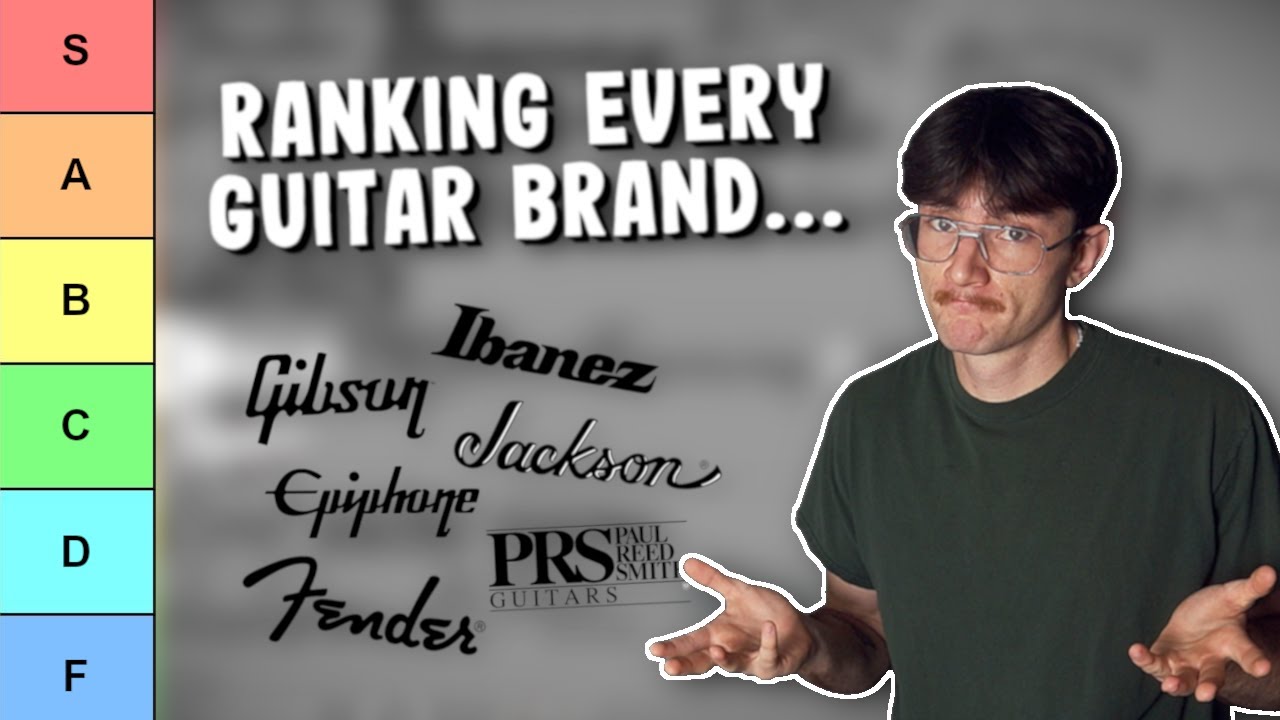 My Guitar Brands Tier List