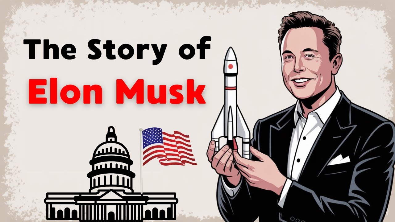 The Story of Elon Musk | Learn English Through Story | Graded Reader | English Podcast Conversation