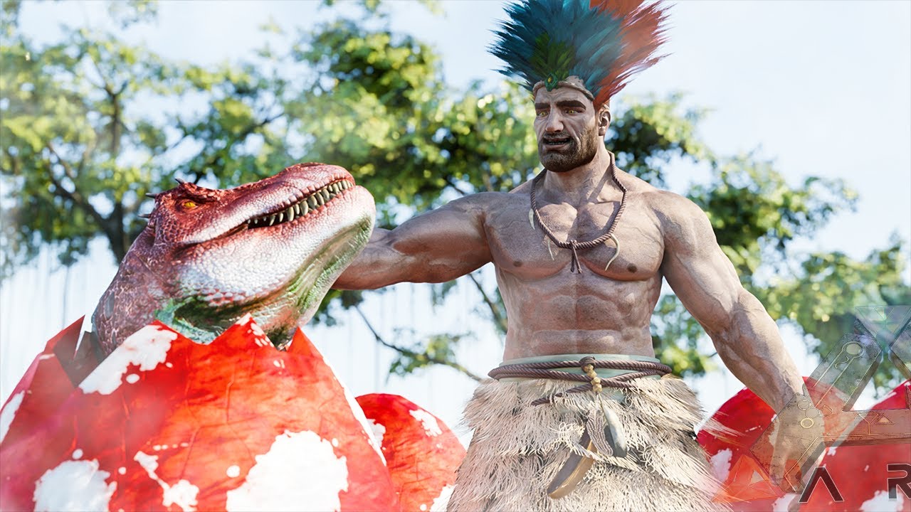 MASS REX EGG HATCHING | ARK LOST ISLAND [DLC EP22]